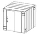 Swisher SR84X084G ESP Safety Shelter 84" x 84" - 14 Person - SLE Equipment - 5