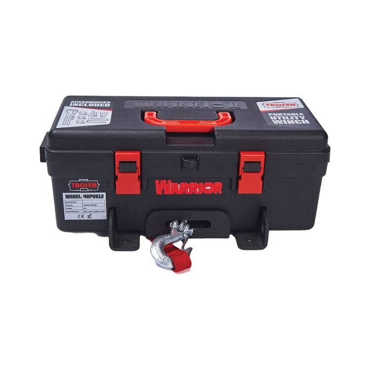 DK2 40PUS12 Warrior Trojan 4000lb Portable Utility Winch Steel Cable