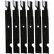 Toro 105 - 7781 - 03 High Flow Blade for Zero Turn Lawn Mower - Set of 6 - SLE Equipment - 1