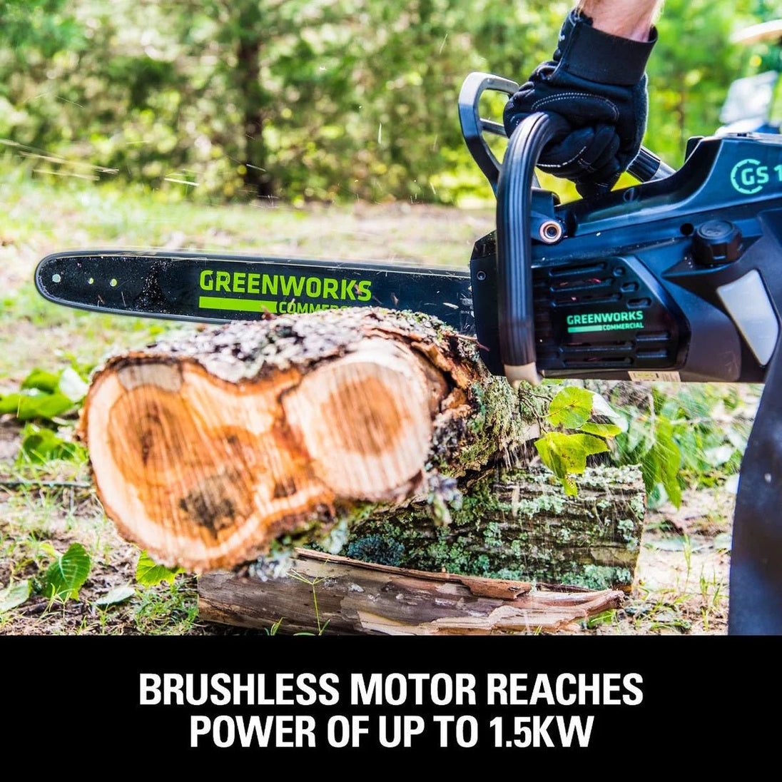 Greenworks Commercial GS - 110 10" 40V Top Handle Chainsaw w/2.5Ah Battery & Rapid Charger - SLE Equipment - 9
