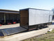 8.5x20 White V - Nose Enclosed Trailer with Blackout Pkg (2) 5,200lb Axles - SLE Equipment - 6