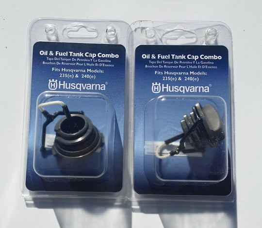 Husqvarna Fuel Oil Caps For 240 235 Chainsaws 580494101 ( 2 Pack ) - SLE Equipment - 1