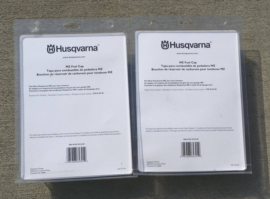 Husqvarna Fuel/Gas Cap Zero Turn Mowers 581696301 Pack of 2 - SLE Equipment - 2