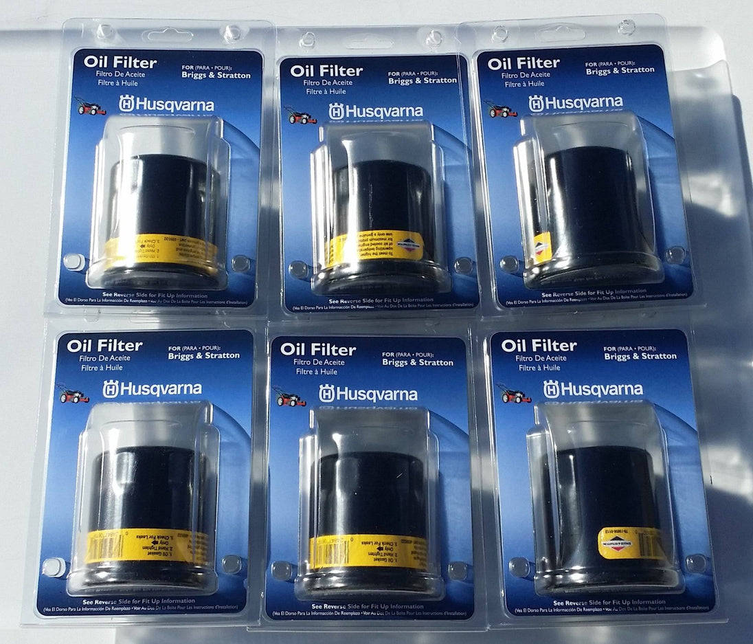 Six Husqvarna Walk Mowers Briggs Oil Filter 531307390 - SLE Equipment - 1
