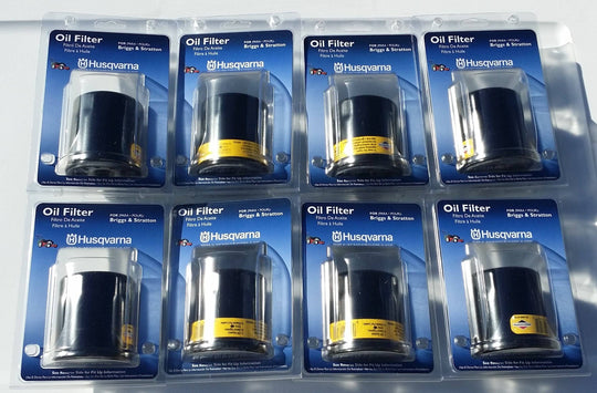 Pack of 8 Husqvarna Walk Mowers Briggs Oil Filter 531307390 - SLE Equipment - 1