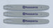 Three Husqvarna 14" Chainsaw Bars 52DL .043 Gauge 505035101