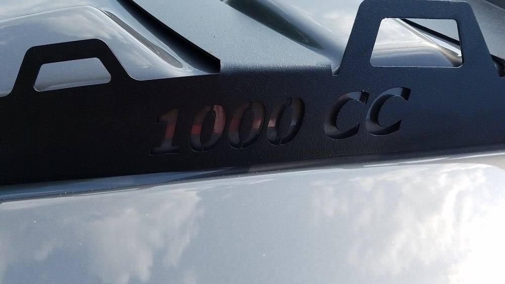 Intimidator GC1K Vehicle Left Side. This does NOT come standard with plastic roof.