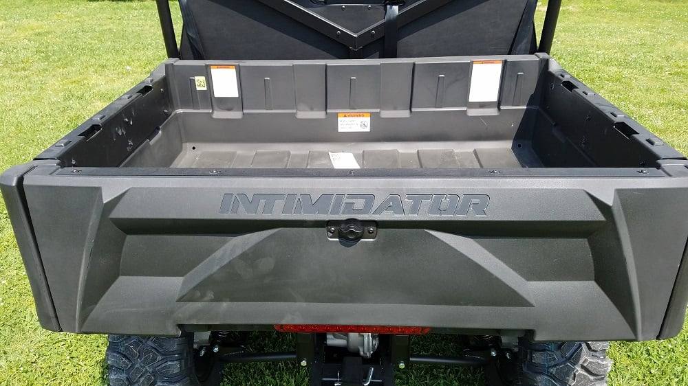 Intimidator GC1K Vehicle Left Side. This does NOT come standard with plastic roof.