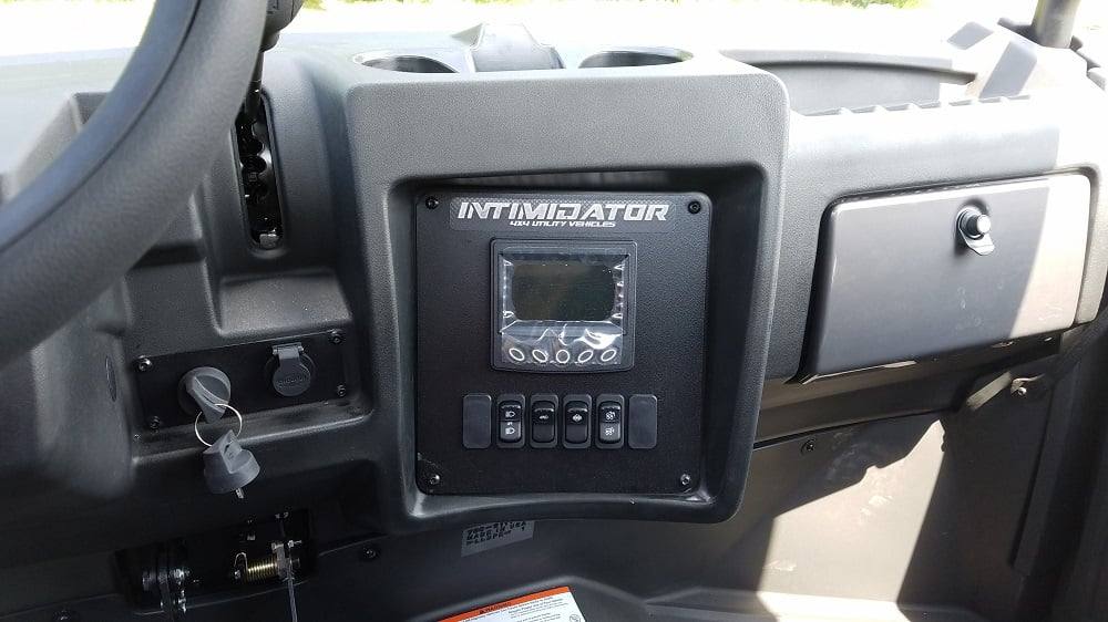 Intimidator GC1K Vehicle Left Side. This does NOT come standard with plastic roof.