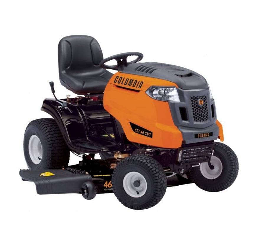 Columbia CLT46CVT 46" Lawn Mower Tractor 547cc Engine
