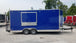 8.5' x 19' Cobalt Blue Food Concession Trailer