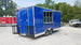 8.5' x 19' Cobalt Blue Food Concession Trailer