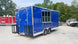 8.5' x 19' Cobalt Blue Food Concession Trailer