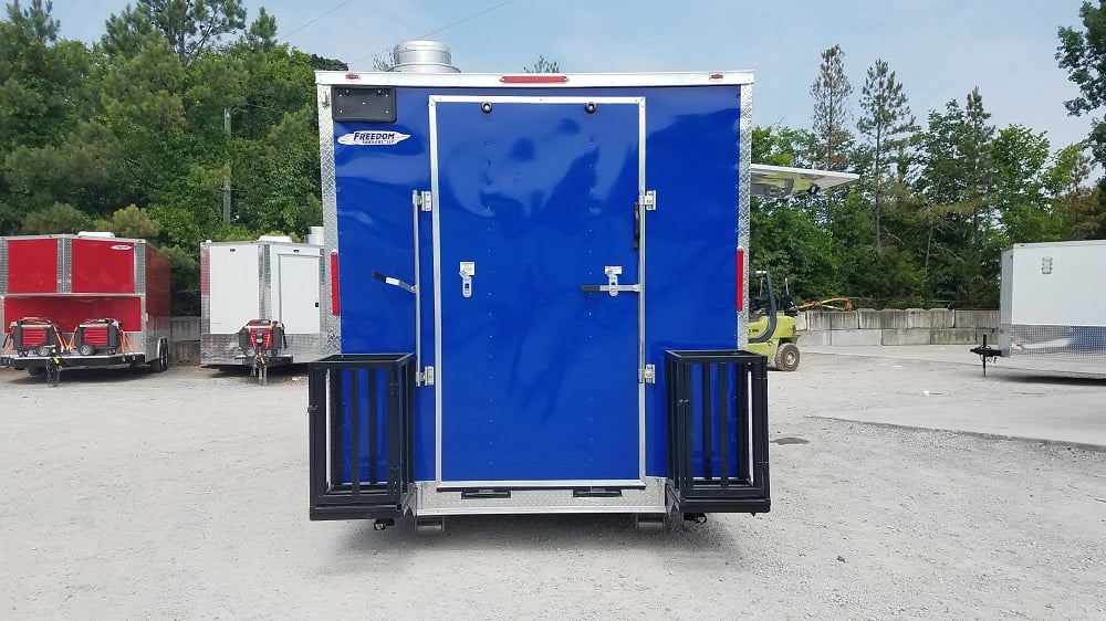 8.5' x 19' Cobalt Blue Food Concession Trailer