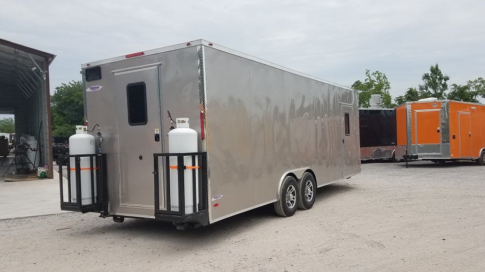 8.5' x 24' Arizona Beige Catering Event Concession Food Trailer With Appliances