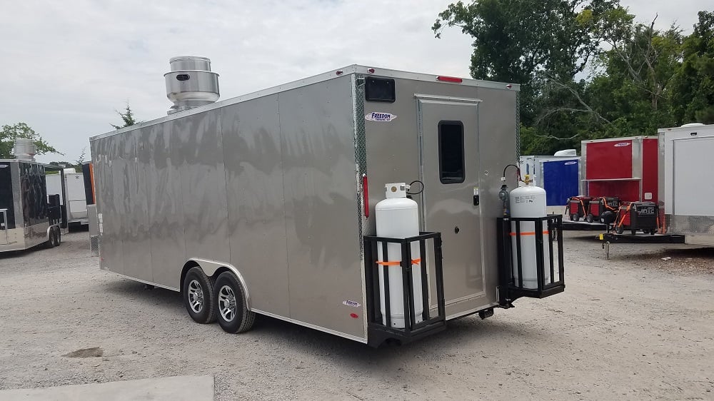 8.5' x 24' Arizona Beige Catering Event Concession Food Trailer With Appliances