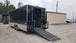 8.5' x 28' Black Concession Food Trailer