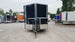 8.5' x 28' Black Concession Food Trailer