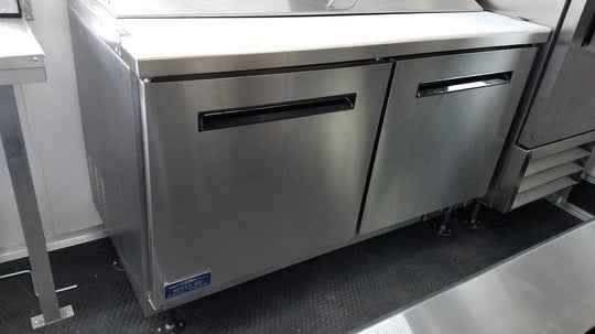 8.5' x 30' Orange V - Nose Concession Food Event Trailer - SLE Equipment - 2