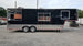 8.5' x 30' Black Goose Neck Concession Food Trailer With Appliances