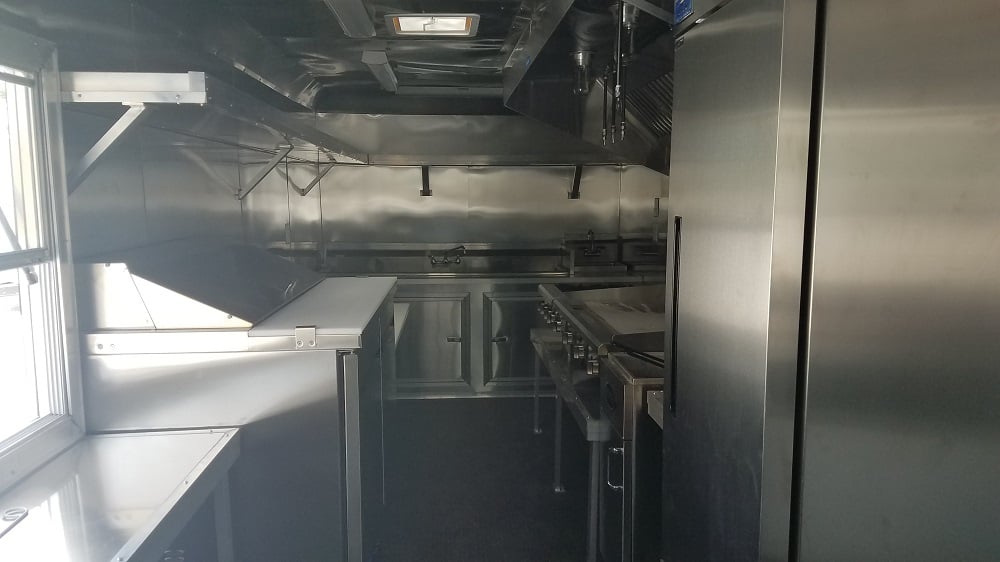 8.5' x 20' White Concession Food Trailer with Appliances