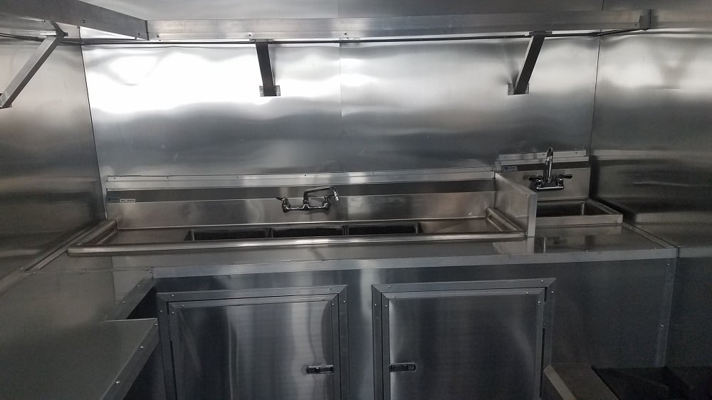 8.5' x 20' White Concession Food Trailer with Appliances