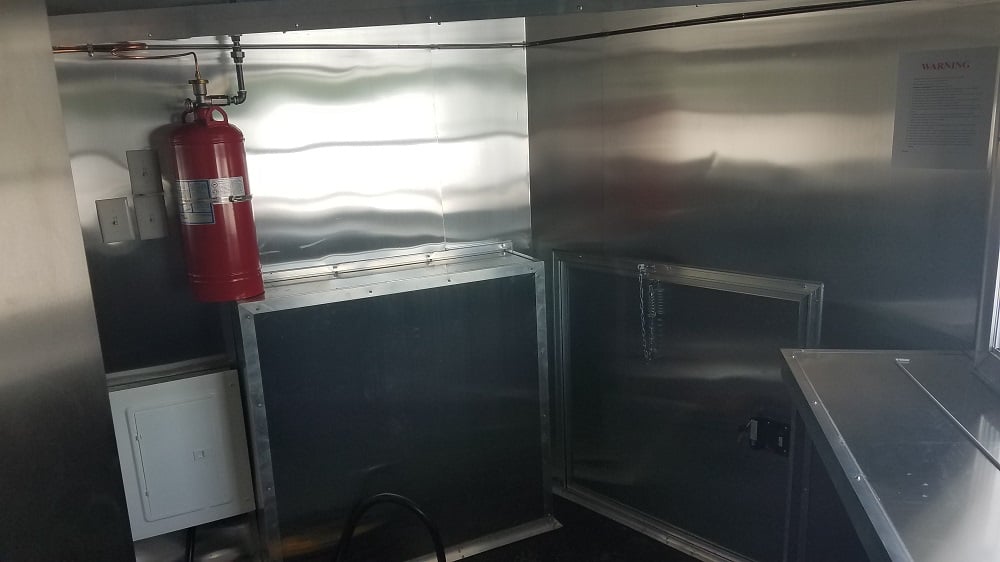 8.5' x 20' White Concession Food Trailer with Appliances