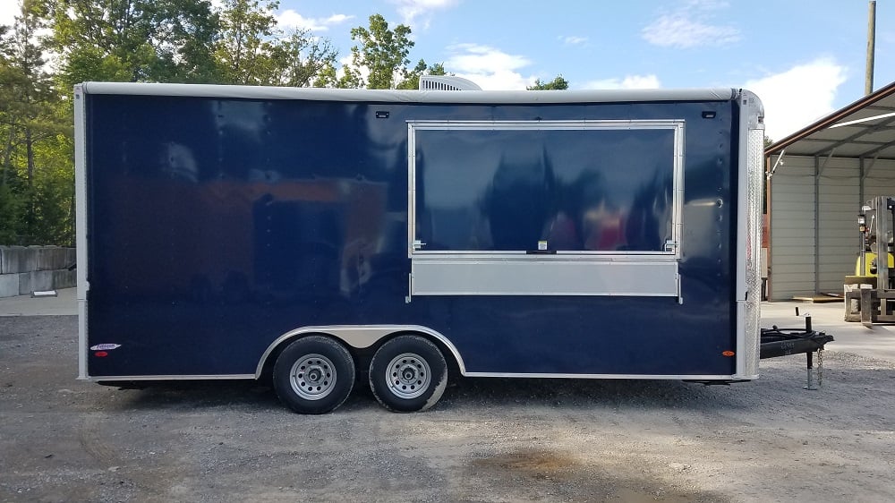 Indigo Blue 8.5x20 Concession Food Trailer