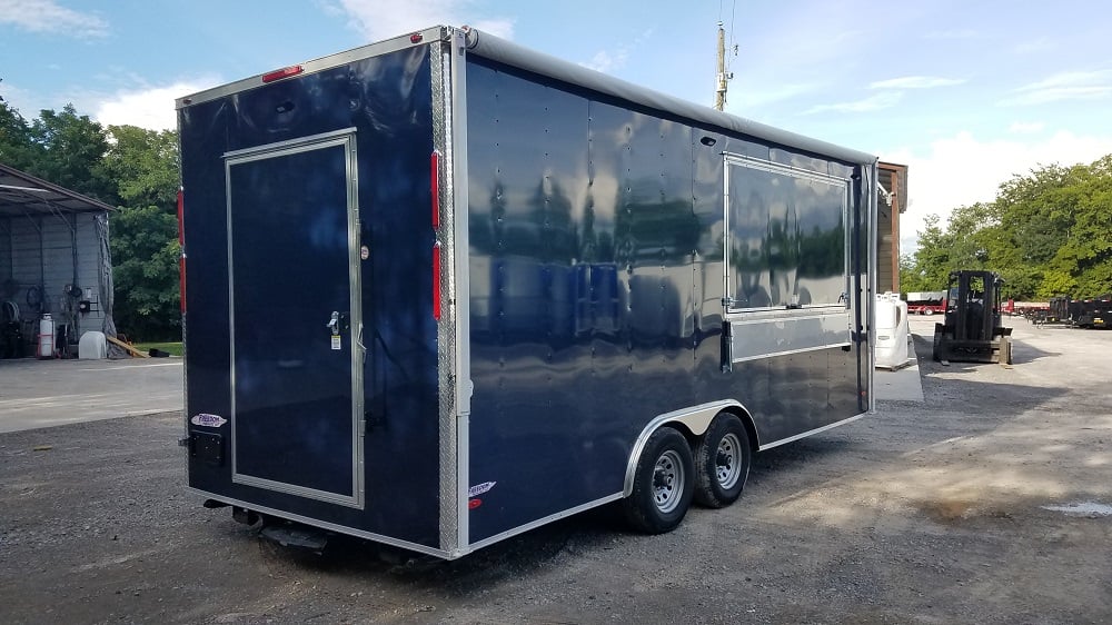 Indigo Blue 8.5x20 Concession Food Trailer