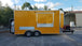 8.5' x 16' Yellow Food Concession Trailer with Appliances