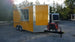 8.5' x 16' Yellow Food Concession Trailer with Appliances