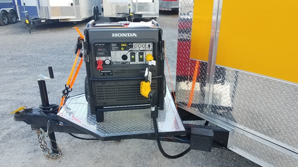 8.5' x 16' Yellow Food Concession Trailer with Appliances