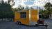 8.5' x 16' Yellow Food Concession Trailer with Appliances