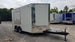 8.5' x 14' White Concession Food Trailer