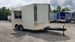 8.5' x 14' White Concession Food Trailer