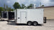 8.5' x 14' White Concession Food Trailer