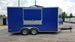 8.5' x 16' Cobalt Blue Concession Food Trailer