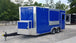 8.5' x 16' Cobalt Blue Concession Food Trailer