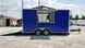 8.5' x 16' Cobalt Blue Concession Food Trailer