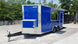 8.5' x 16' Cobalt Blue Concession Food Trailer