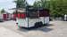 8.5' x 16' Black & White Food Concession Event Trailer