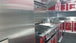 8.5' x 26' Red & Black Porch Style Concession Food Trailer With Appliances