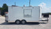 8.5' x 16' White Concession Food Trailer With Appliances