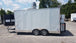 8.5' x 16' White Concession Food Trailer With Appliances