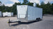 8.5' x 16' White Concession Food Trailer