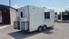 8.5' x 16' White Concession Food Trailer With Appliances