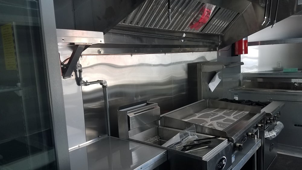 8.5' x 16' White Concession Food Trailer With Appliances