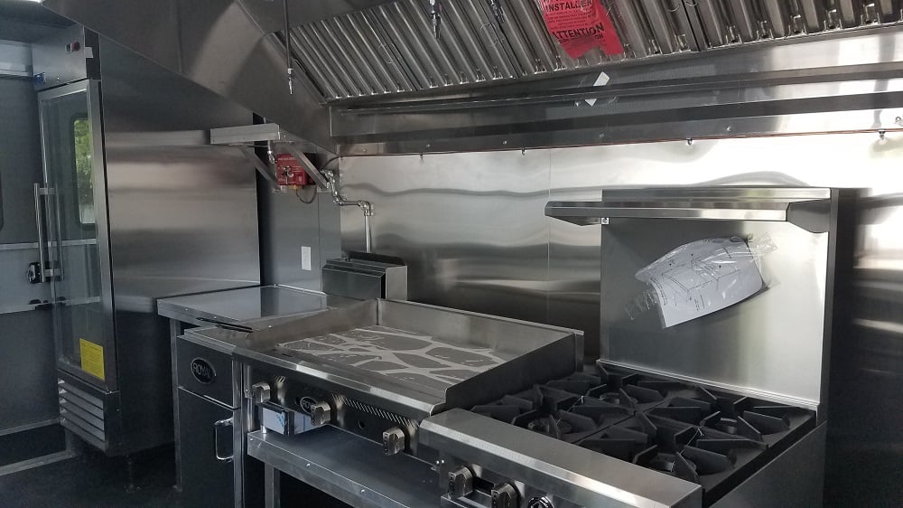 8.5' x 16' White Concession Food Trailer With Appliances