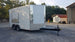 8.5' x 14' White Concession Food Trailer With Appliances