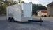 8.5' x 14' White Concession Food Trailer With Appliances